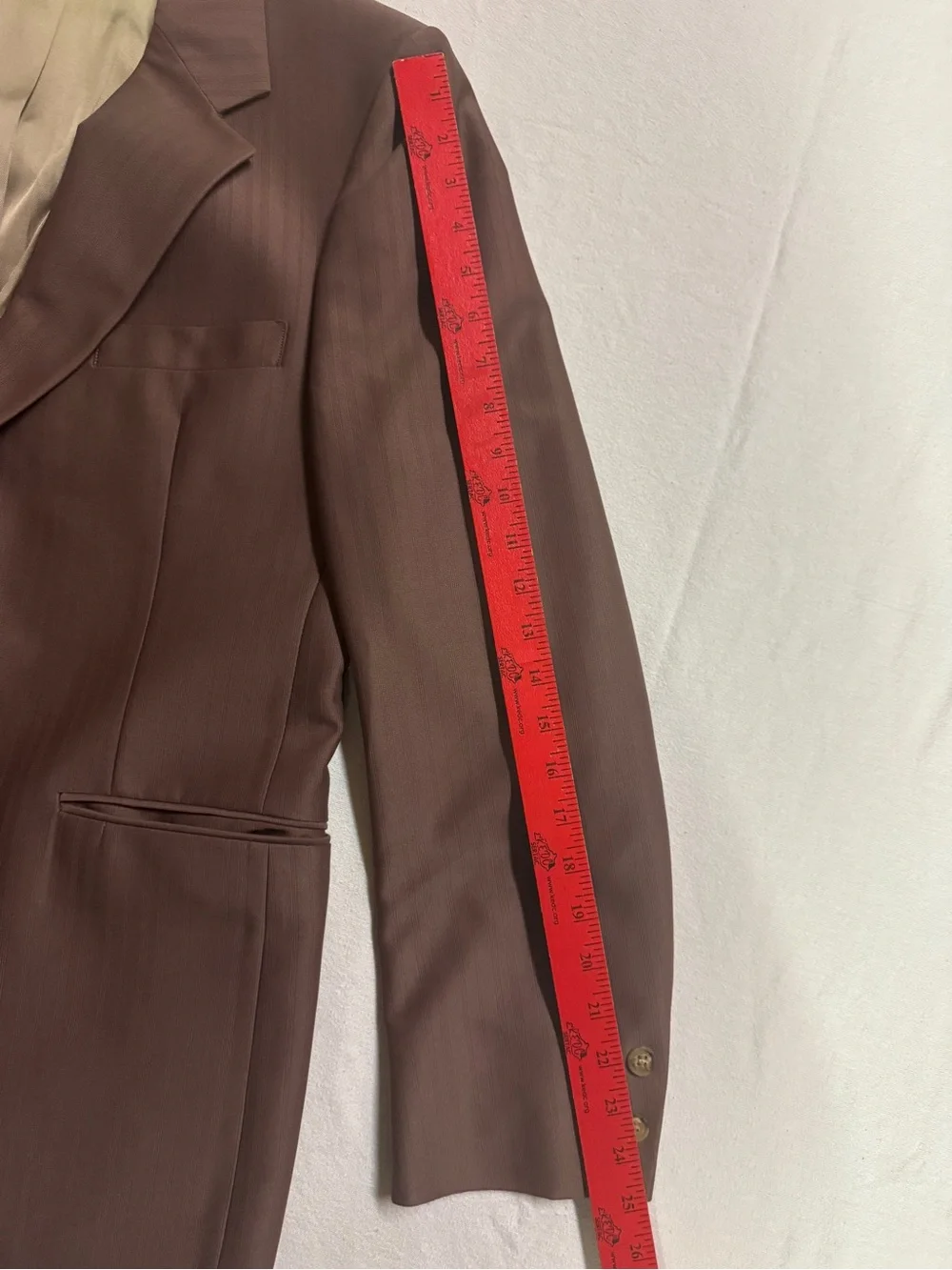 Vintage 70s Phoenix Mauve 3 Piece Suit Mens 40R 33x28 Union Made USA